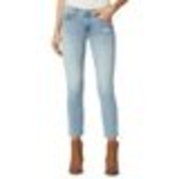 Hudson Jeans Nico Mid-Rise Straight Crop Jeans In New Dawn 28 - Picture 3 of 3